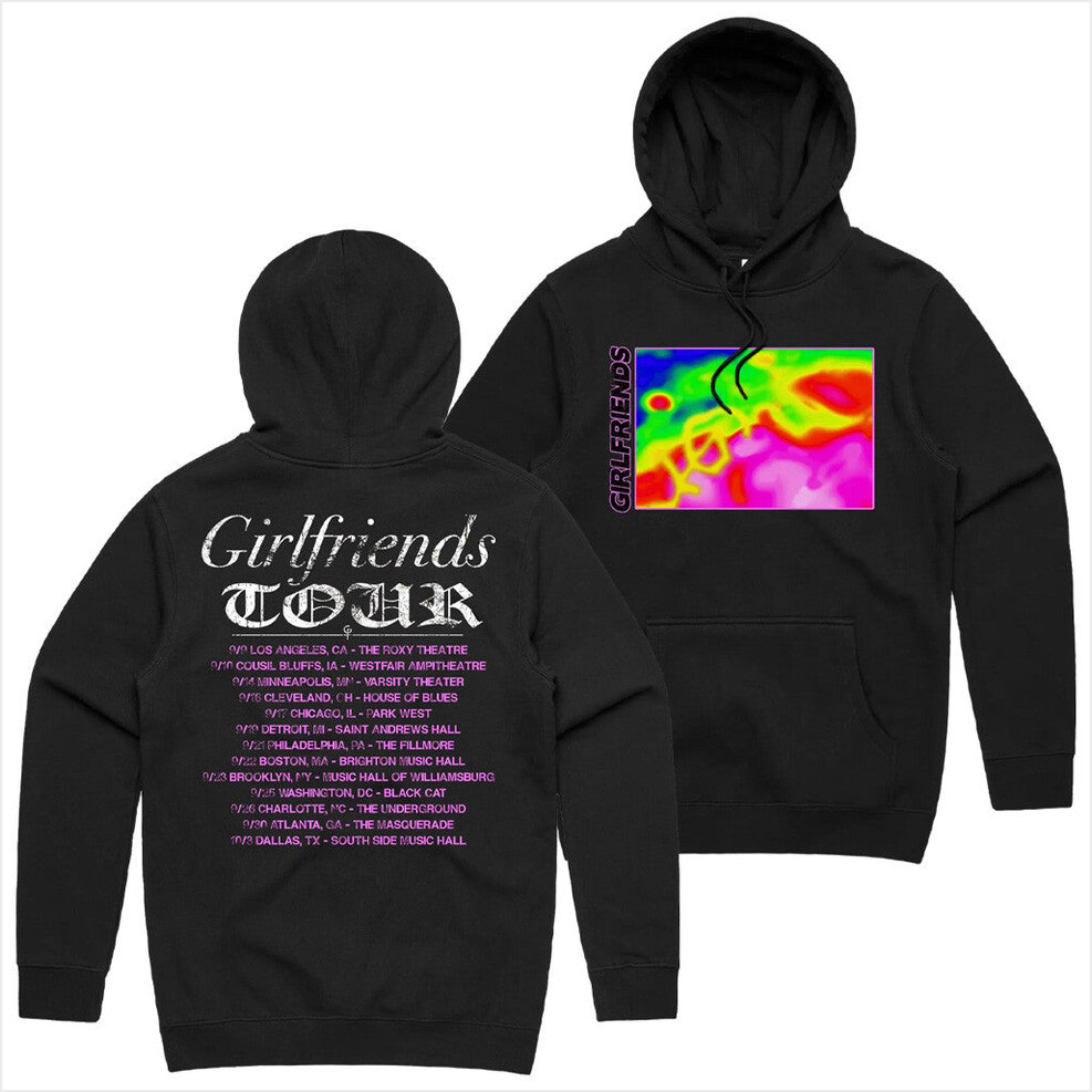 Girlfriends Internet Killed Tour Black Hoodie Girlfriend Xo Merch Birthday Gifts For BFF