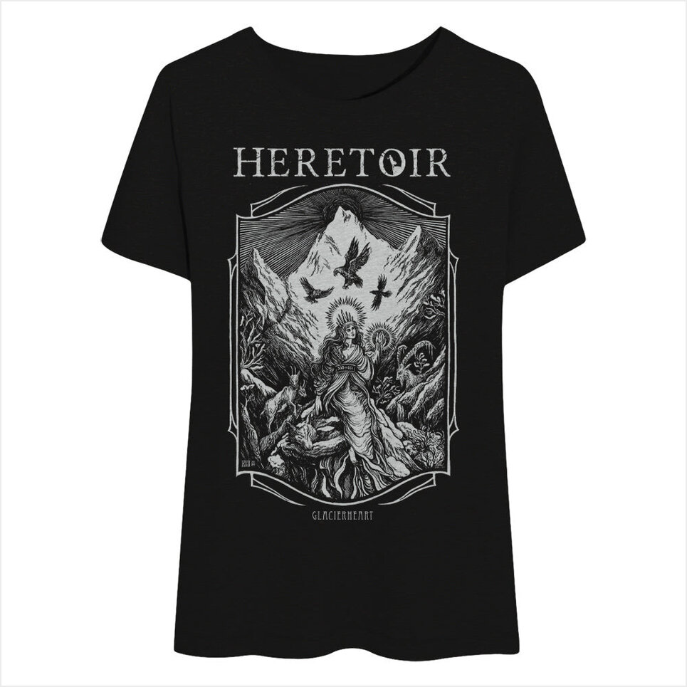 Glacierheart Shirt Heretoir Merch Heretoir Shirt Father'S Day Gifts For Metal Music Lovers