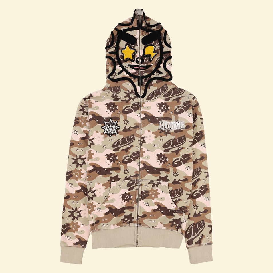 Glo Gang Hoodie Camo Glo Gang The Glory Full Zip Hoodie Great Gifts For Dad Gifts For Friends