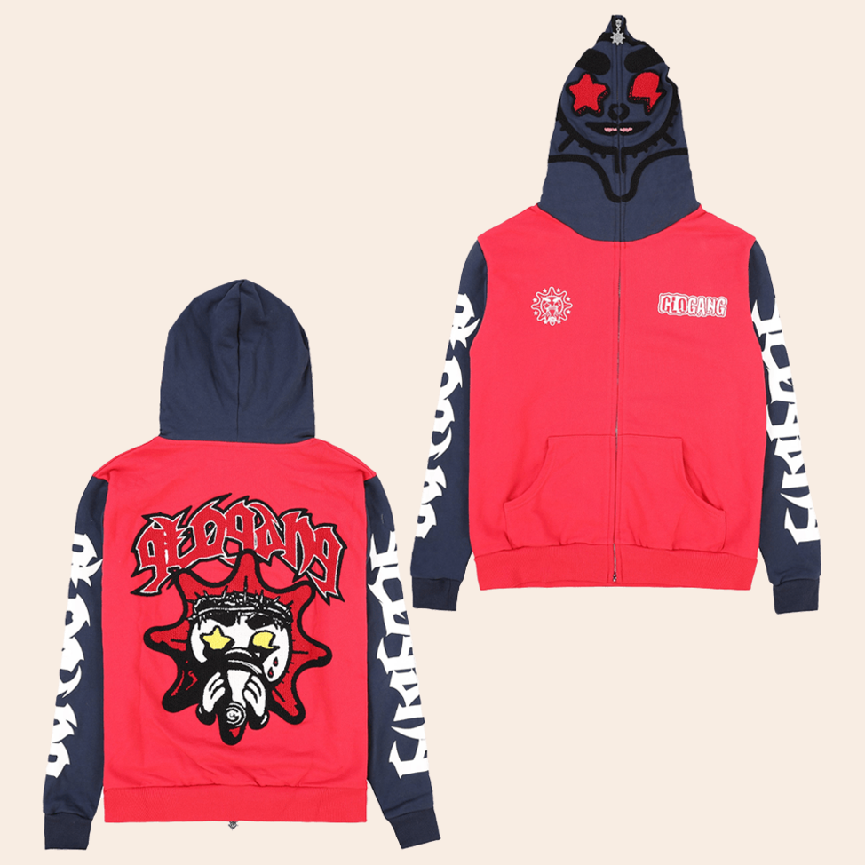 Glo Gang Hoodie Glo Gang Almighty II Gang Full Zip Hoodie Dad Fathers Day Birthday Gifts