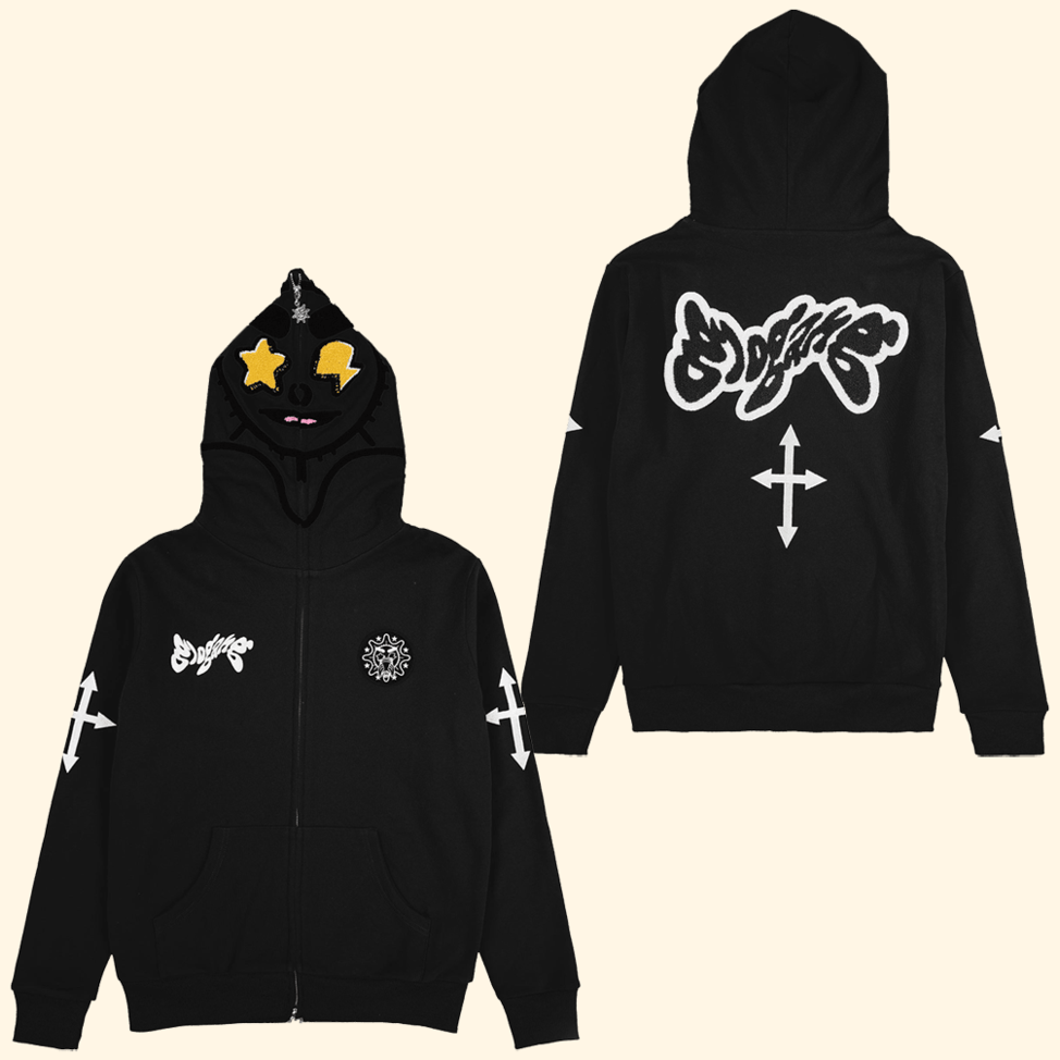 Glo Gang Hoodie Glo Man Full Zip Hoodie Simple Father's Day Gift Ideas Gifts For Friends