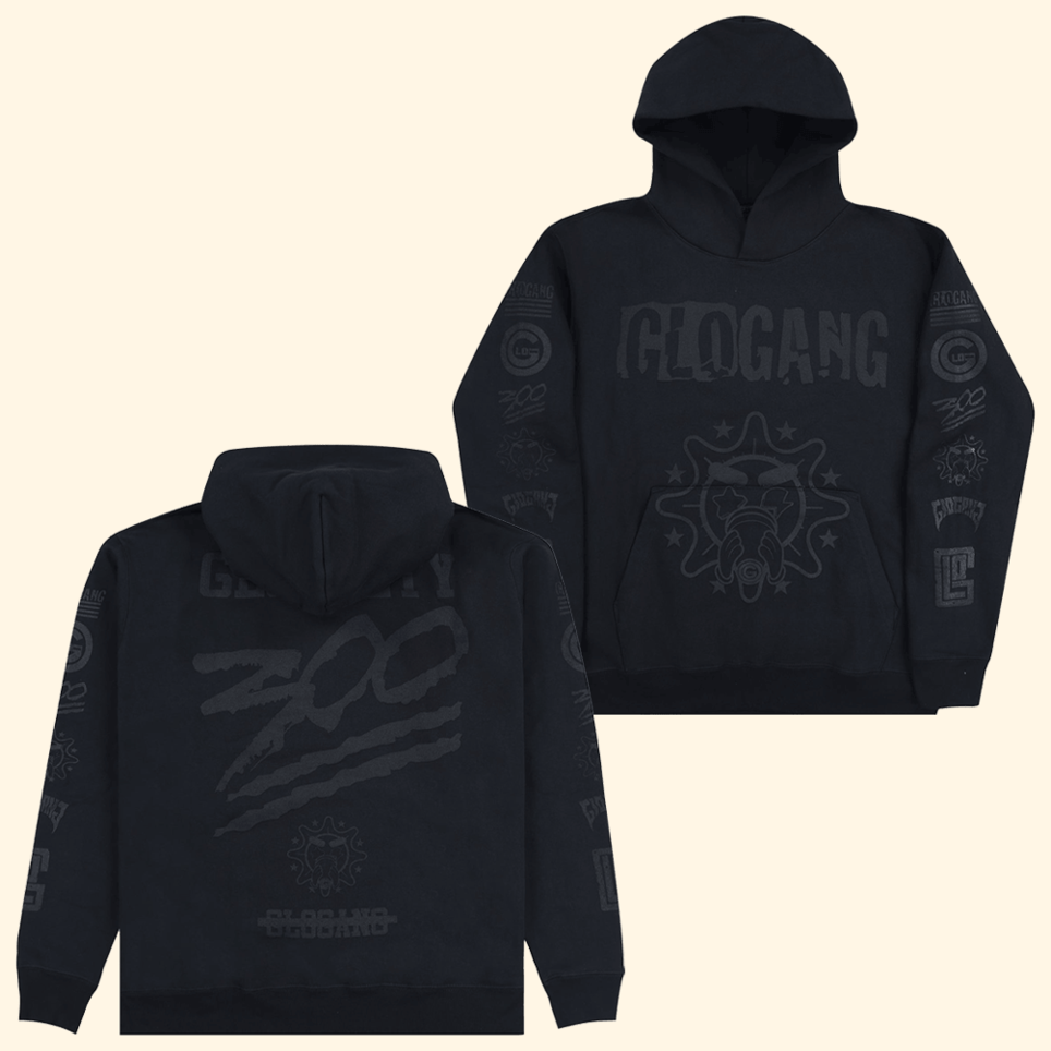 Glo Gang Hoodie Gloyalty Blackout Hoodie Birthday Gifts For Father's Day From Son Gifts For BFF