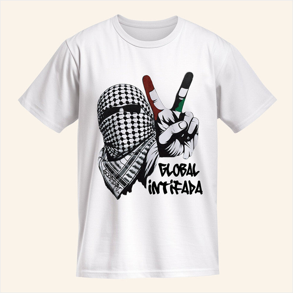 Globalize The Intifada T-Shirt Good Birthday Gifts For Dad Gifts For BFF Christmas Presents