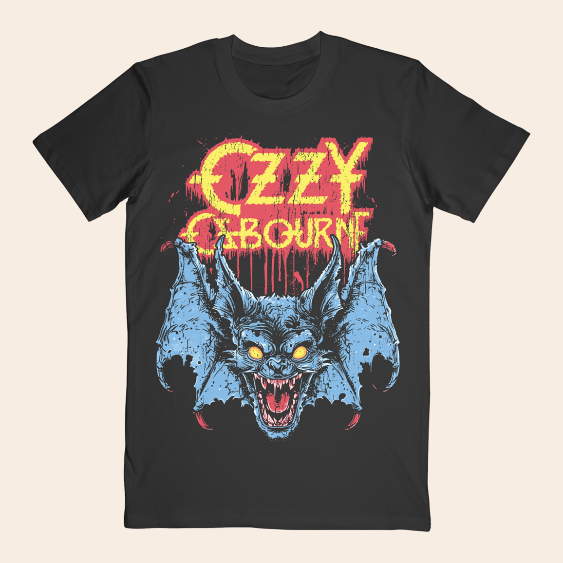 Glowing Eyes Bat Tee Ozzy Osbourne Shirt Official Ozzy Osbourne Merch Birthday Gifts For Dad