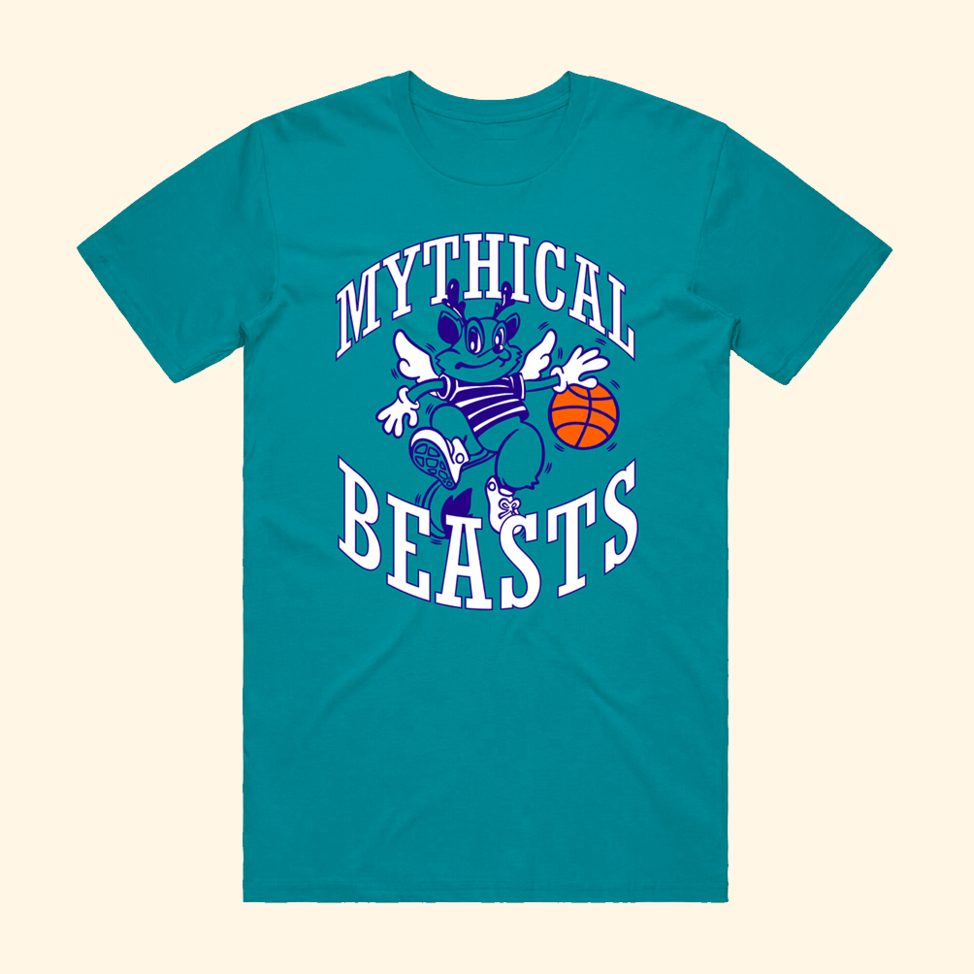 GMM Mythical 90's B-Ball T-Shirt GMM Merch Good Mythical Morning Merchandise Fans Gifts