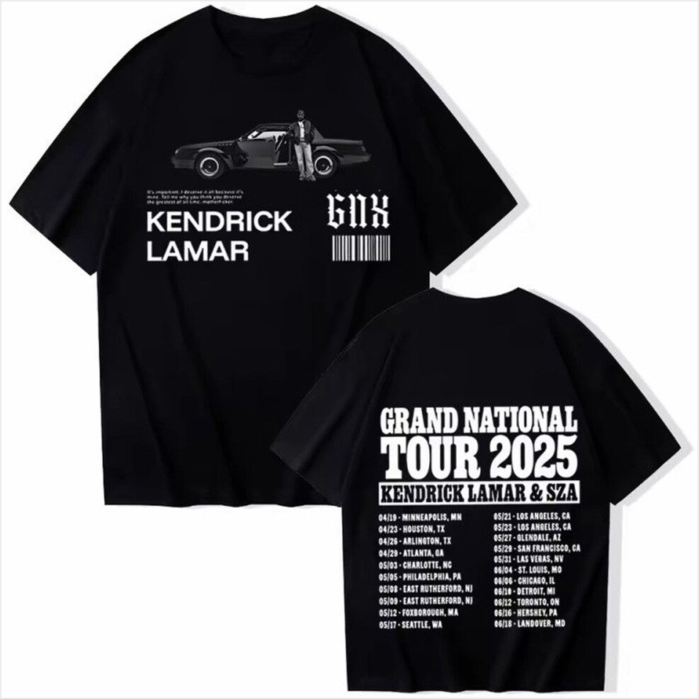 GNX Kendrick Lamar Tour 2025 T-Shirt Kendrick Lamar Merch Gifts For People Who Like Music