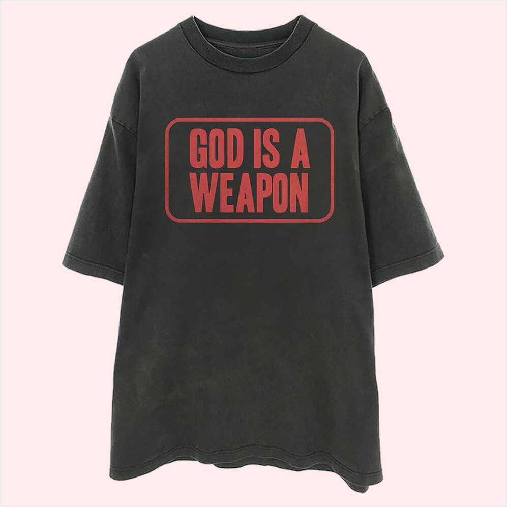 God Is A Weapon T-Shirt Falling In Reverse Merch Birthday Gifts For Best Friend