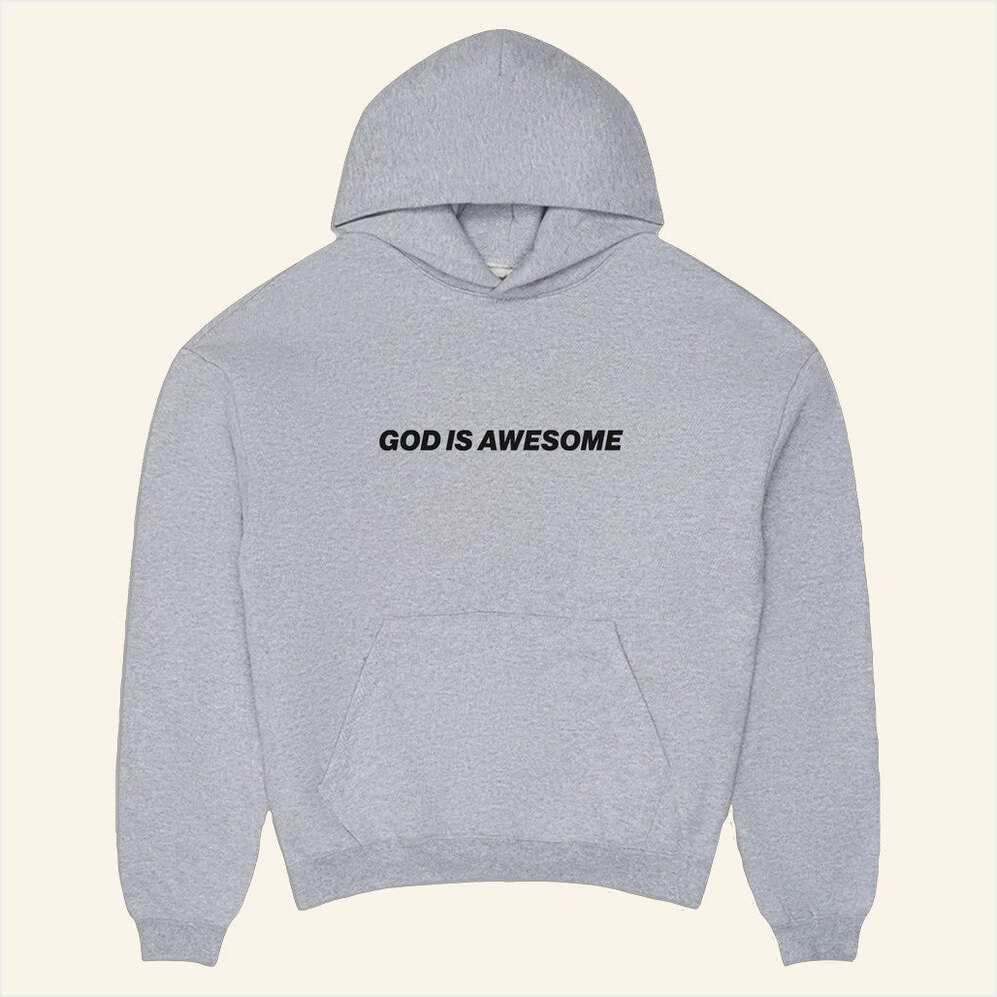 God is Awesome Hoodie Phil Wickham Merch Best Birthday Gifts For Husband Gifts For Best Friend