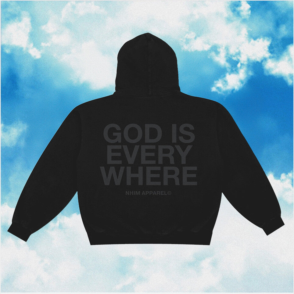 God Is Everywhere Hoodie Faith Based Hoodie Birthday Gifts For Christian BFF Gifts