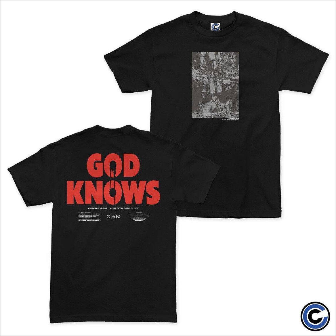 God Knows Shirt Knocked Loose Merch Knocked Loose Shirt Birthday Gifts For Friends