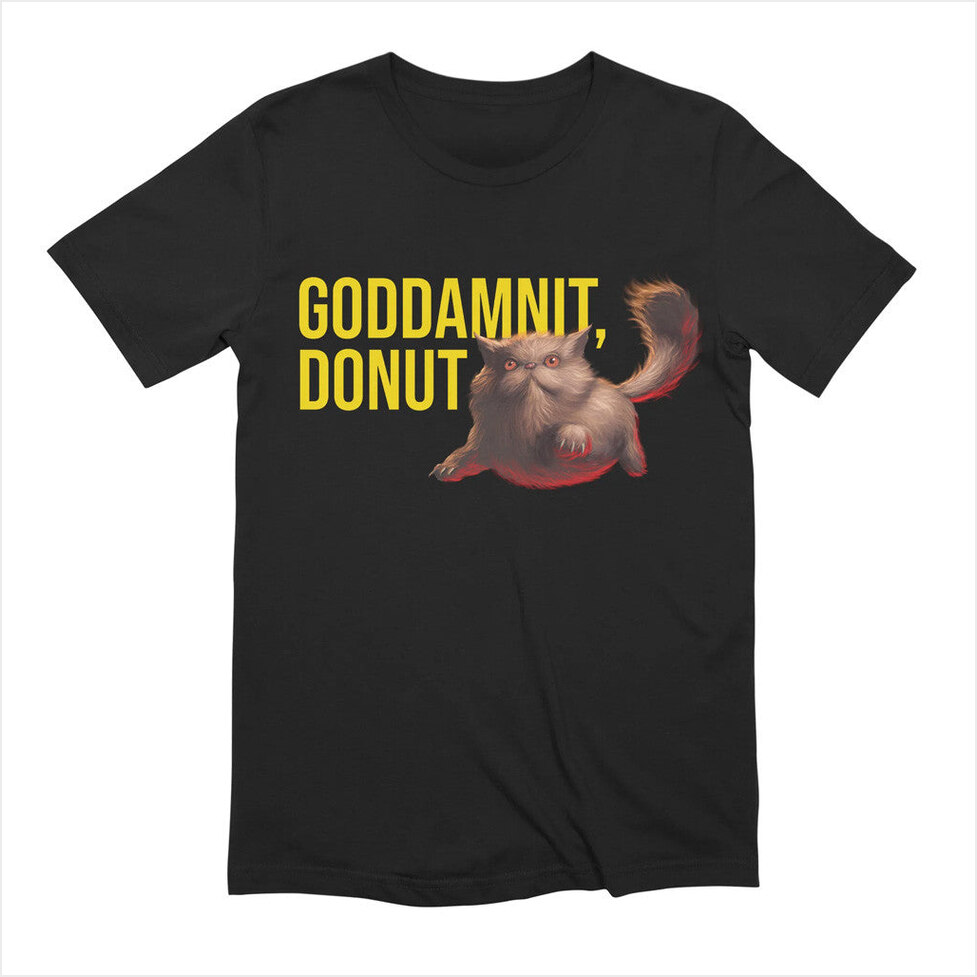 Goddamnit Donut Shirt Dungeon Crawler Carl Merch Birthday Gift Ideas Christmas Presents