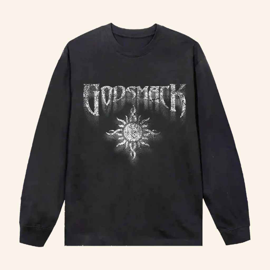Godsmack Merch Classic Glow Logo Long Sleeve T-Shirt Gifts For Dudes
