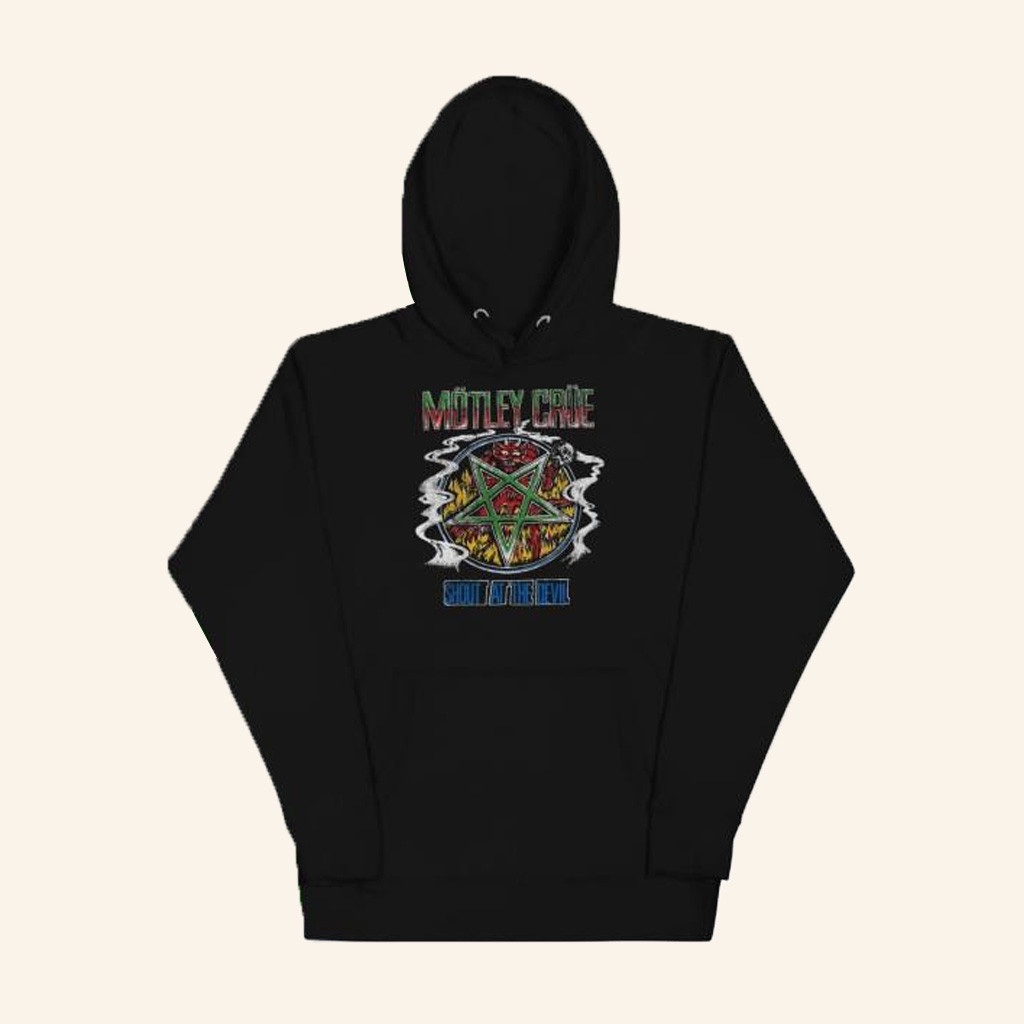 Golden Apple Comics Merch Motley Crue Ganja Shout Hoodie Gifts For Him