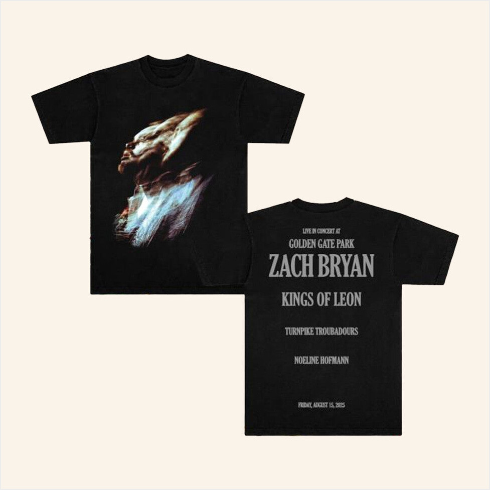 Golden Gate Park Fade T-Shirt Zach Bryan Merch Birthday Gifts For Dudes Gifts For Friends