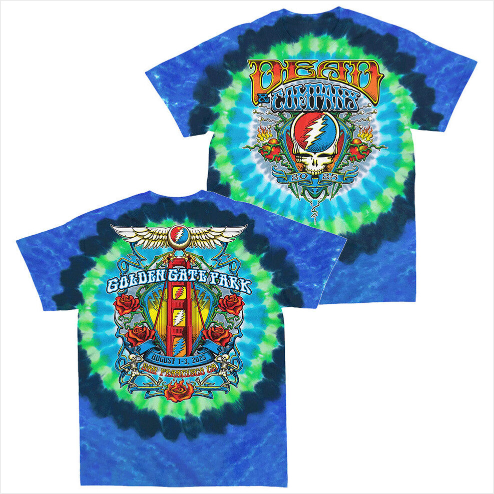 Golden Gate Park Tie Dye T-Shirt Dead And Company Merch Gifts For Husband Gifts For Best Friend
