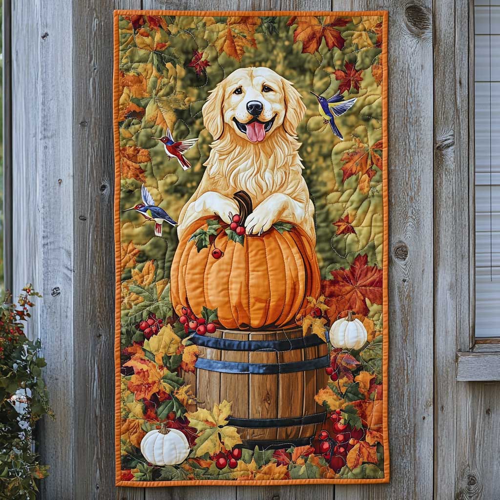 Golden Retriever Cozy Corner Quilted Table Runner Decorations Dog Gift Ideas For Dog Owners