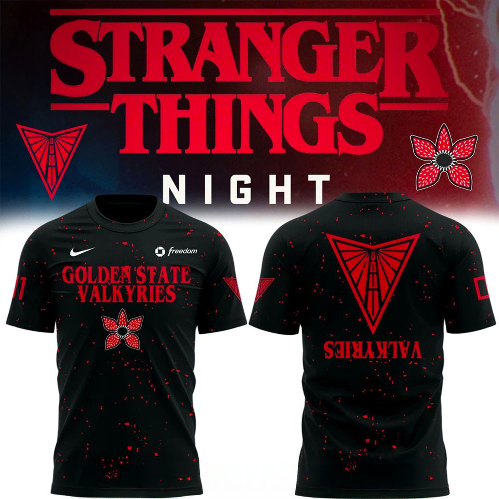 Golden State Valkyries Stranger Things Rebel Swingman Shirt Valkyries Merch Fans Gifts