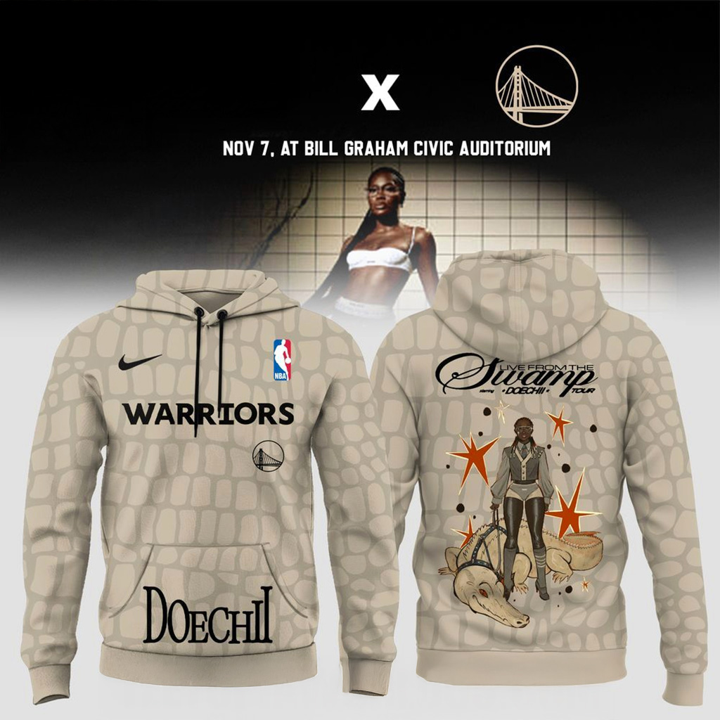 Golden State Warriors X Doechii Live From The Swamp Tour 2025 Hoodie Fan Merch Her Gifts