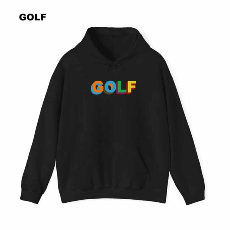 Golf Logo Black Hoodie Gifts For Golf Lovers