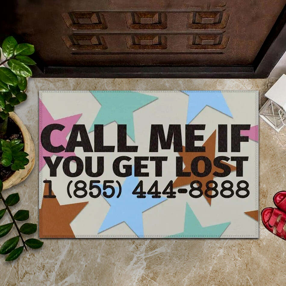 Golf Tyler The Creator Call Me If You Get Lost Doormat Funny Mat Gifts For Hip Hop Rapper Fan
