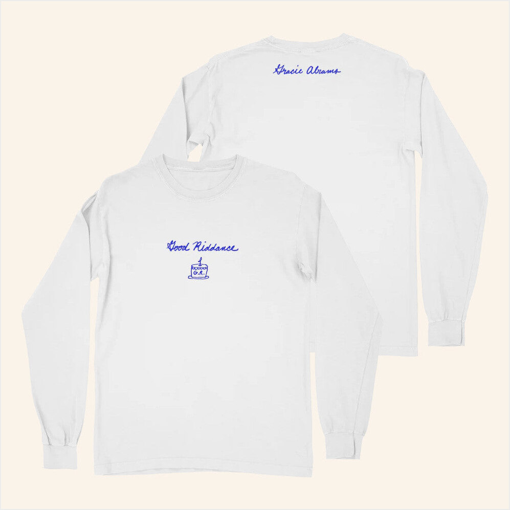 Good Riddance 1st Anniversary Long Sleeve Shirt Gracie Abrams Merch Birthday Gifts For Friends
