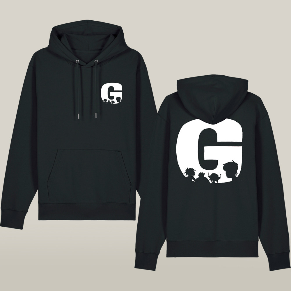 Gorillaz Merch Hoodie Big G Best Gorillaz Graphic Gift For Fans