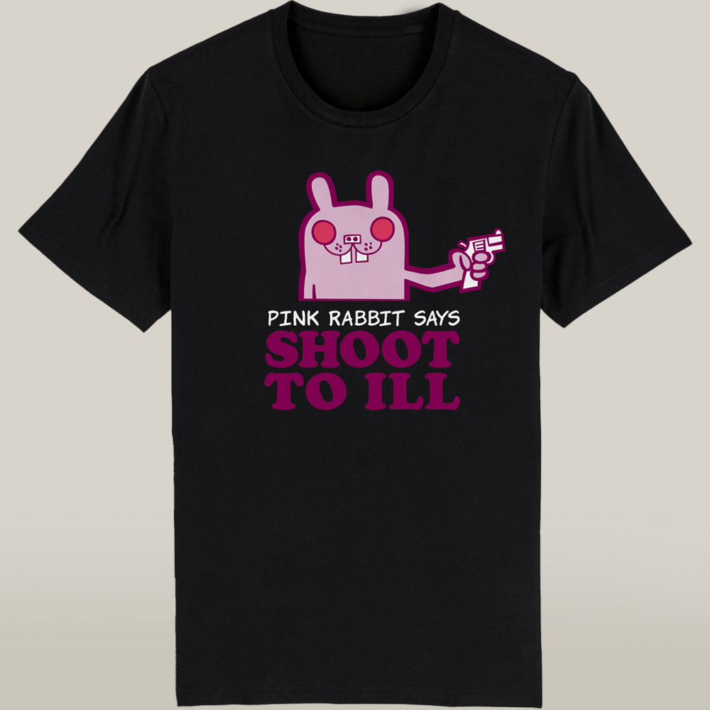 Gorillaz Merch Pink Rabbit Shoot To Ill T-Shirt Best Music Gift For Fans