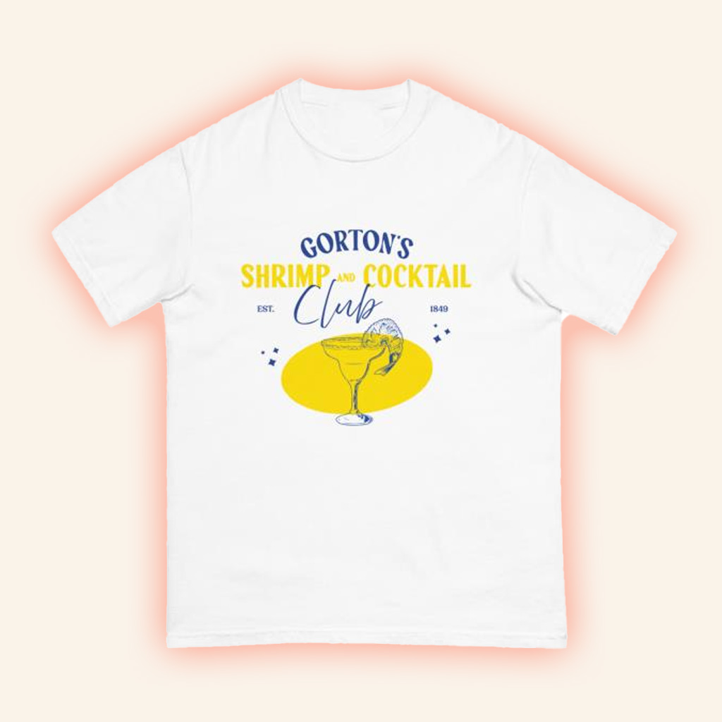 Gortonï¿½s Merch Shrimp And Cocktail Club T-Shirt Gifts For Daughter