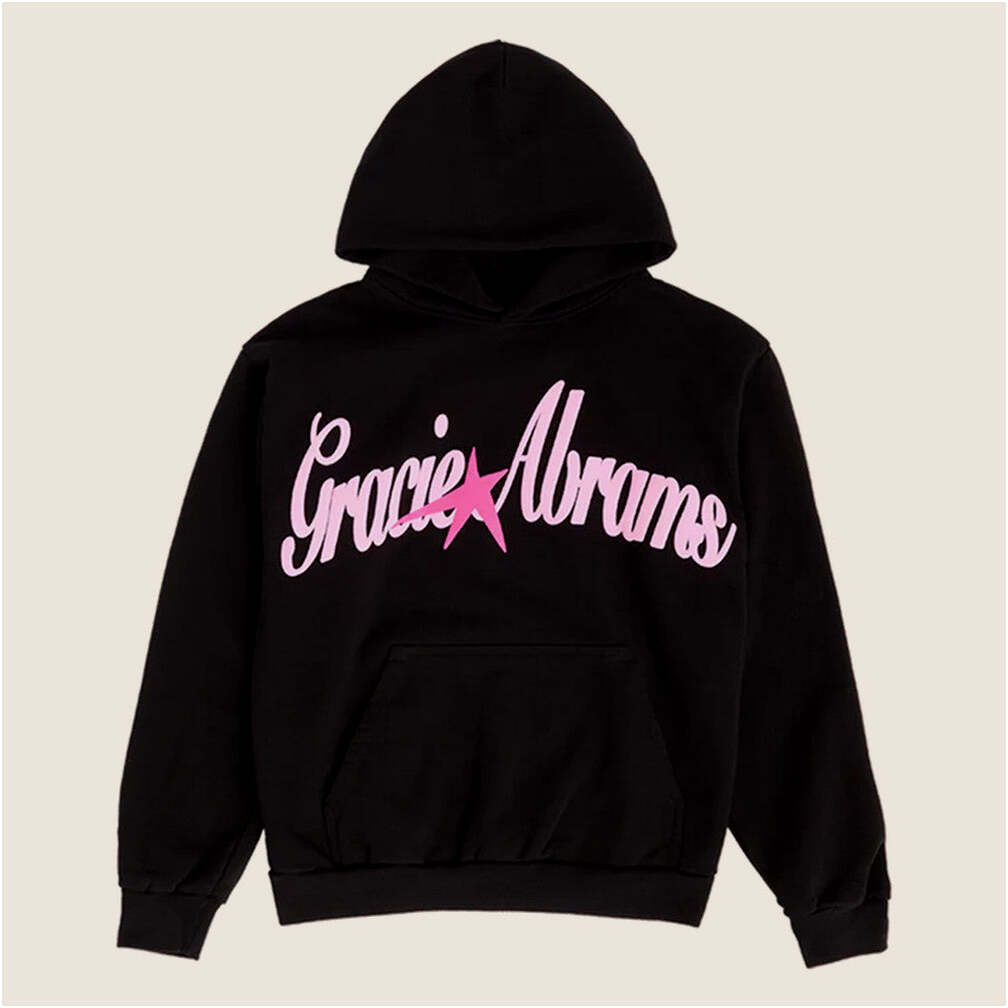 Gracie Abrams Merch Gracie Abrams Black Star Hoodie Gifts For Wife Gifts For Best Friend