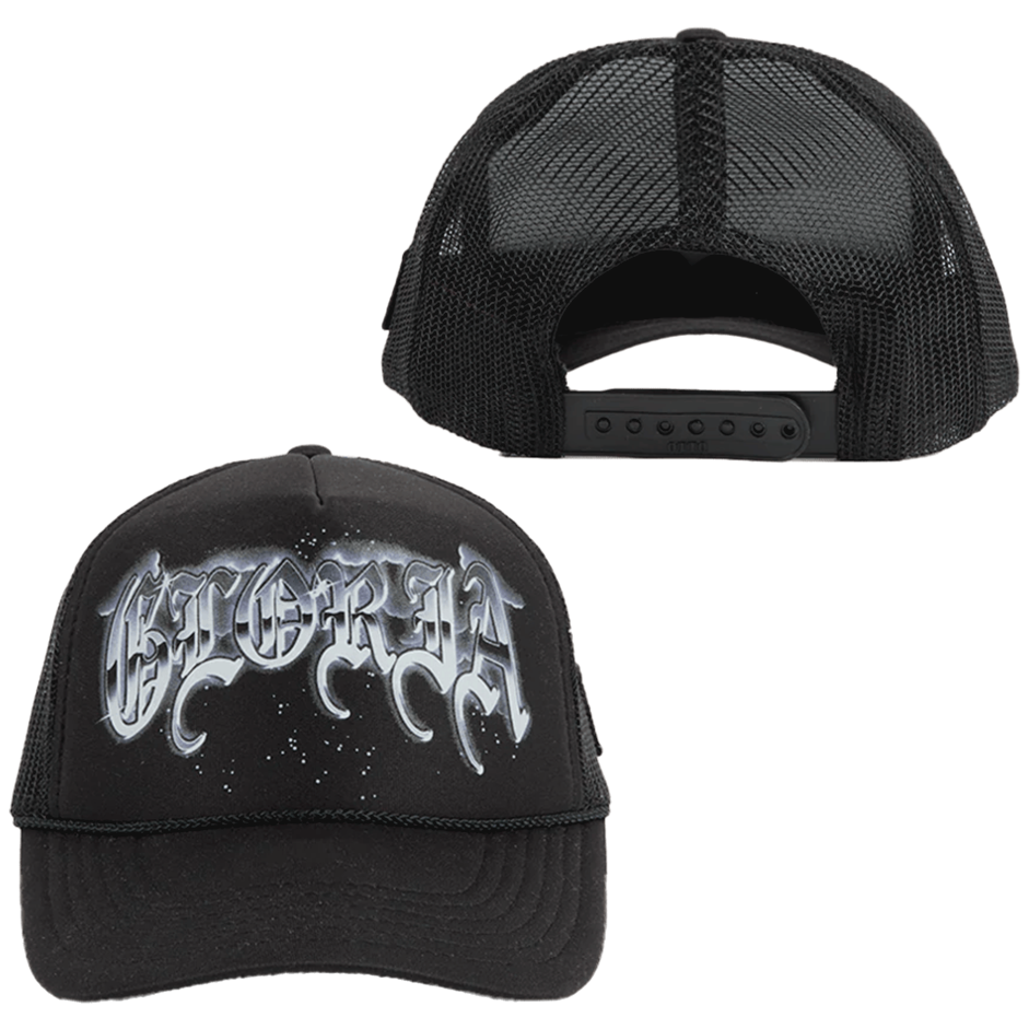 Grand National Tour Merch Kendrick Lamar Gloria Black Trucker Hat Stepdad Gifts For Father's Day