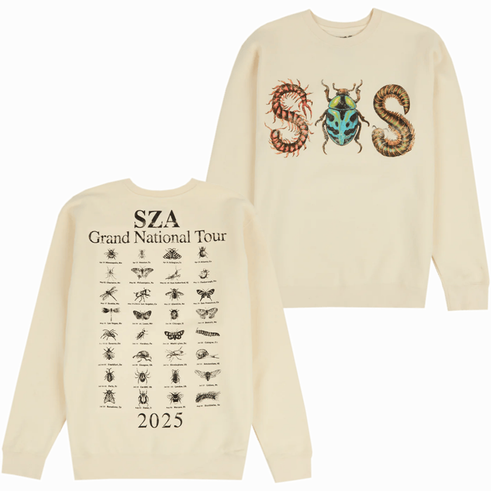 Grand National Tour Merch SZA SOS Deluxe Sweatshirt SZA Merch Awesome Father's Day Gifts