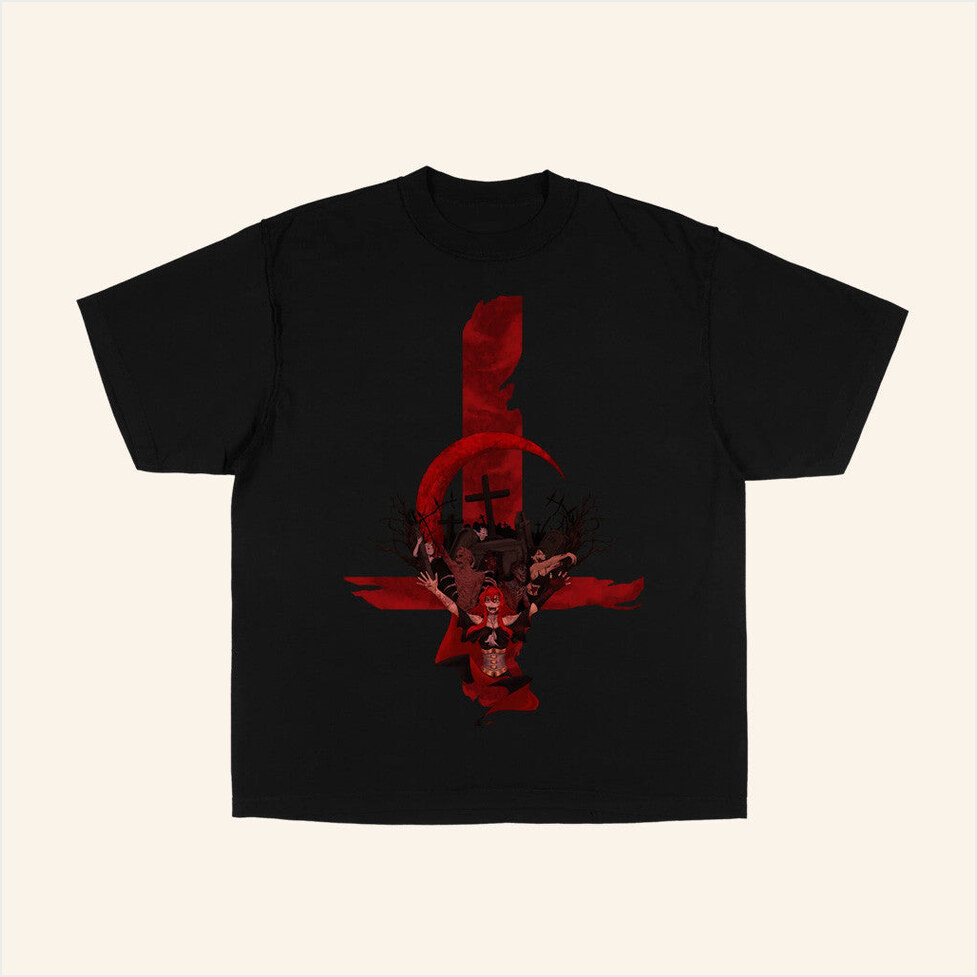 Graveyard T-Shirt Anarchist Sanctuary Merch Him Birthday Gifts For Besties Christmas Presents