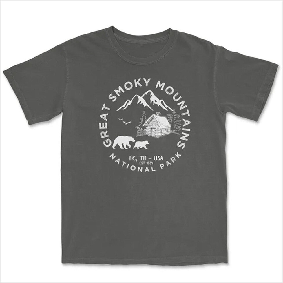 Great Smoky Mountains National Park T-Shirt The National Park Merch Best Friend Gift Ideas