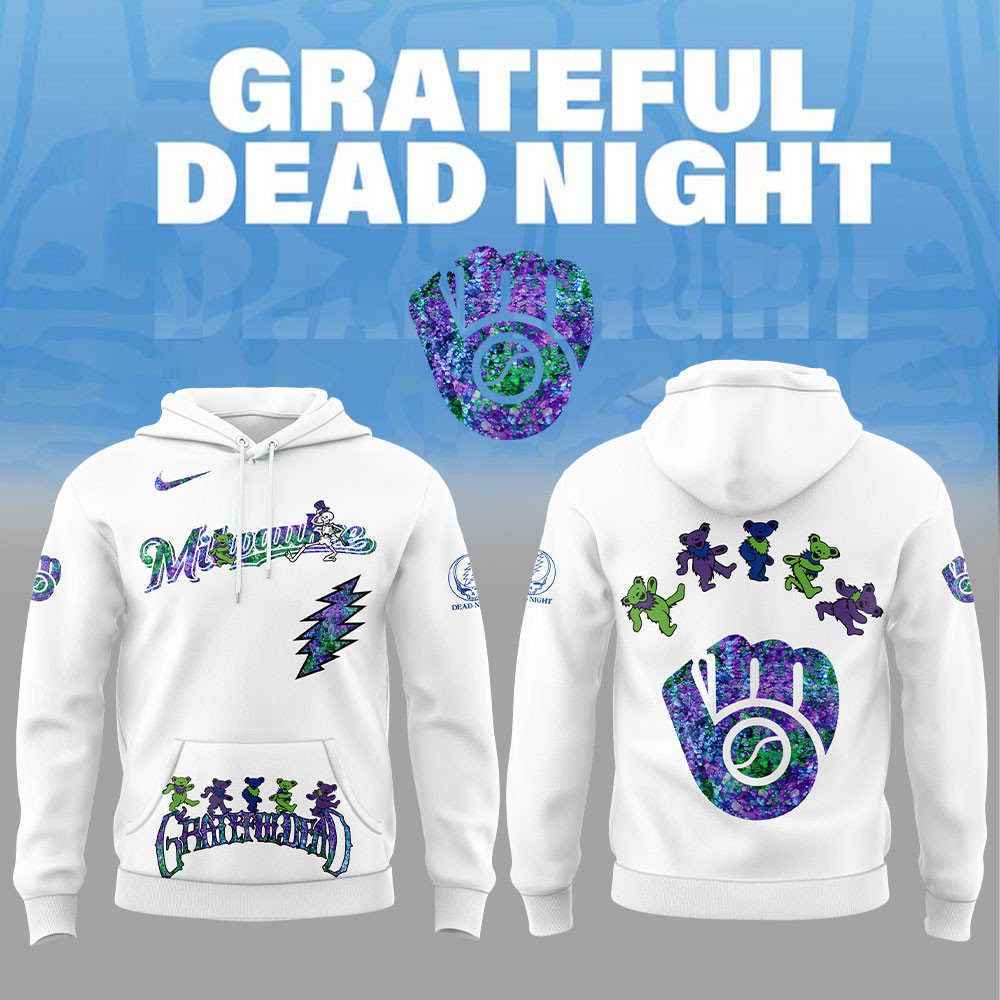 Greateful Dead Night x Milwaukee Brewers Hoodie for Fans