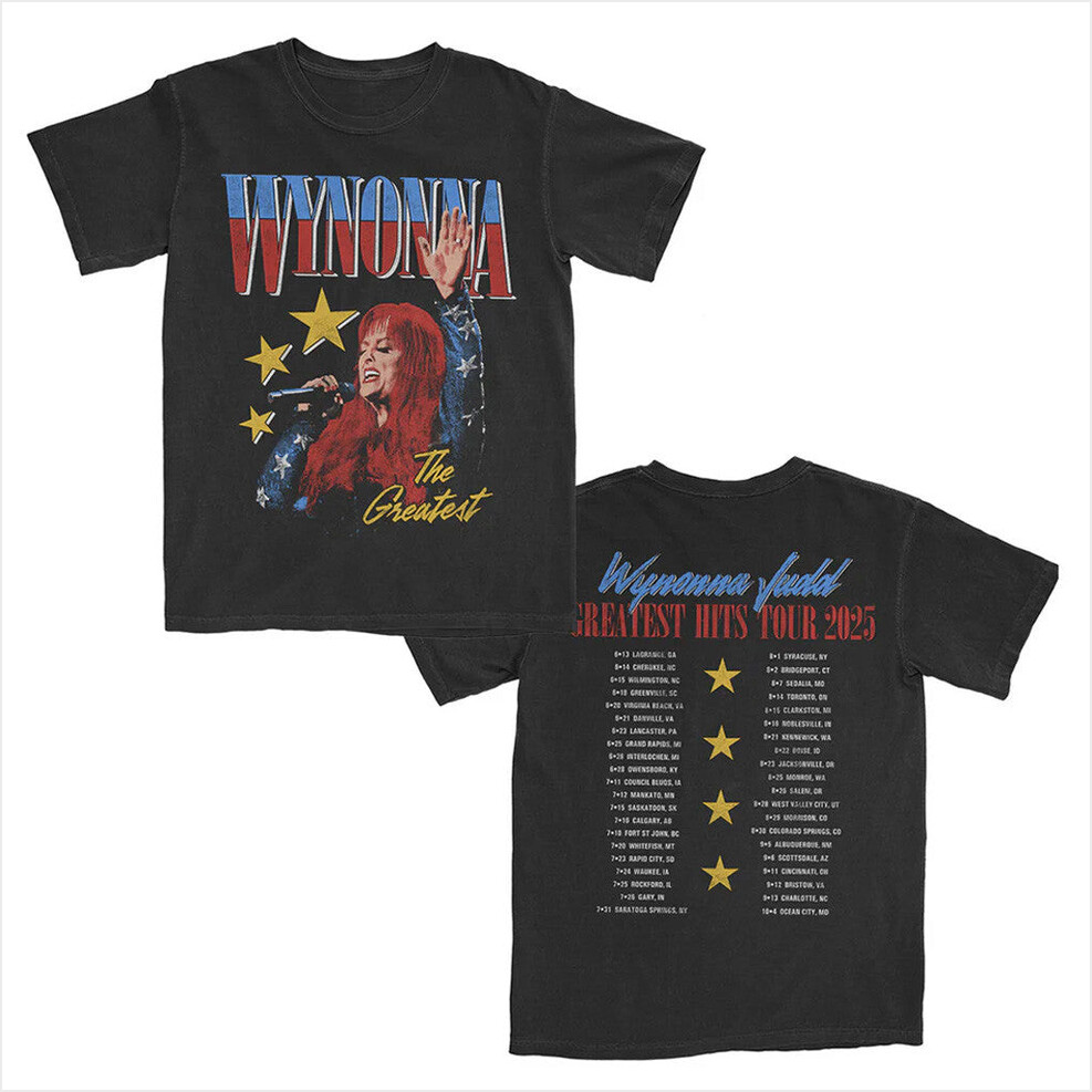 Greatest Hits Tour Dateback T-Shirt Wynonna Judd Merch Gift Ideas For Fans Gifts For BFF