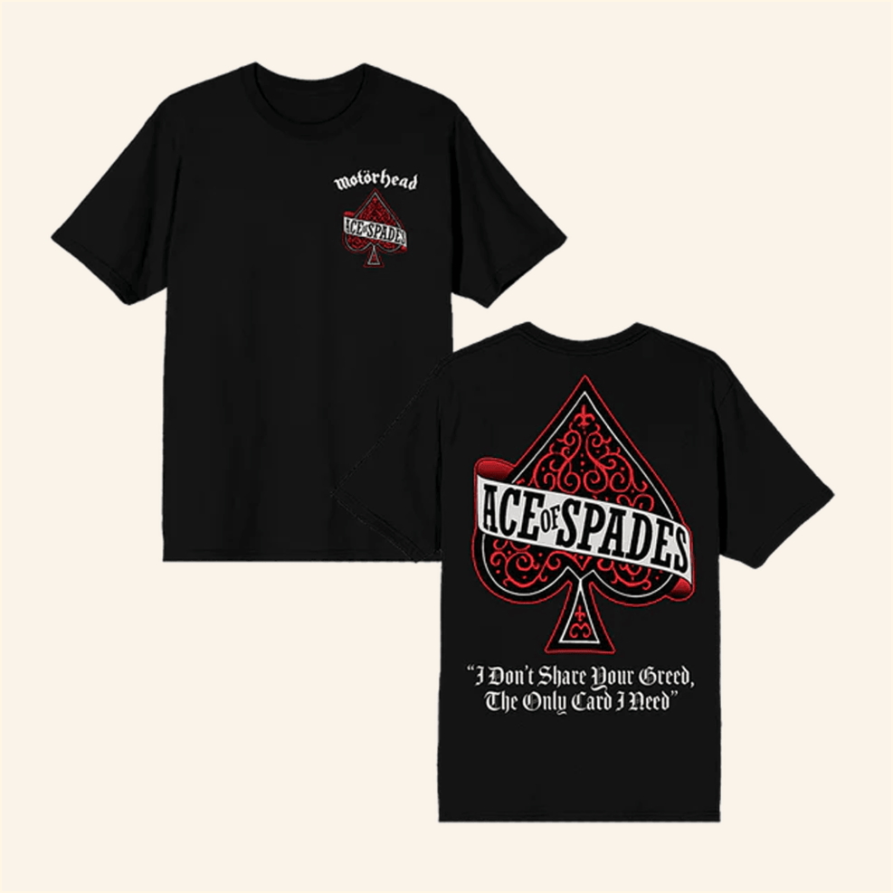 Greed T-Shirt Motorhead Merch Shirt Best Birthday Gifts For Dad Gifts For Friends