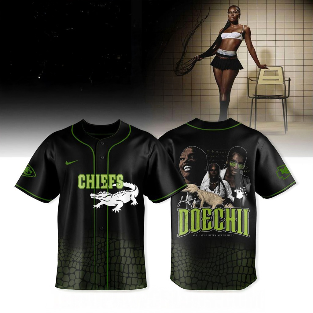 Green Bay Packers Doechii X Live From The Swamp Tour 2025 Baseball Jersey Packers Merch