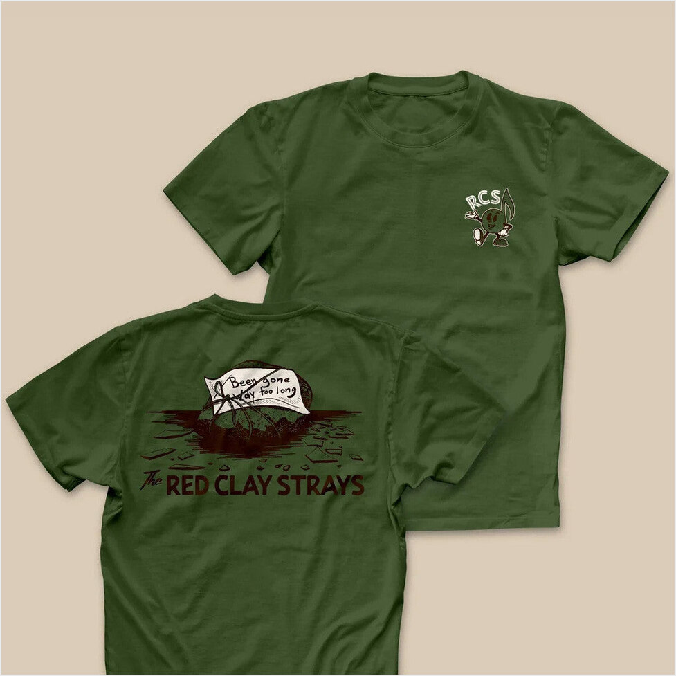 Green RCS T-Shirt Red Clay Strays Merch Best Friend Birthday Gifts Christmas Presents