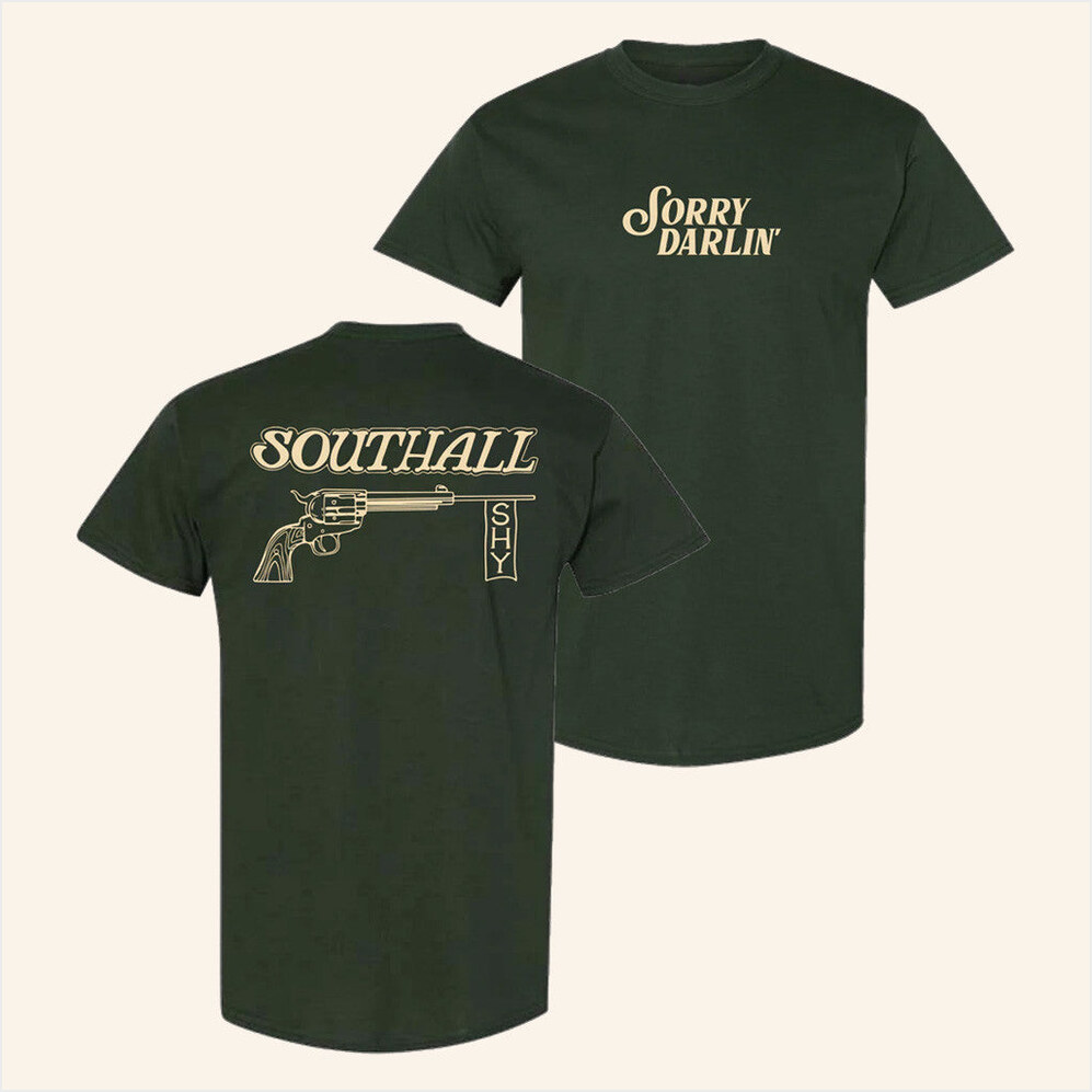 Green Sorry Darlin T-Shirt Official Southall Merch Birthday Gifts For Besties Gifts For Besties