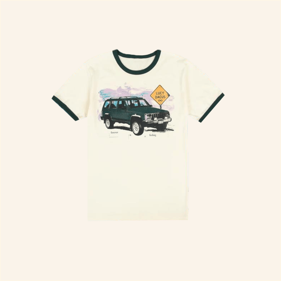 Green Truck Ringer T-Shirt Lucy Dacus Merch Birthday Gifts For Boyfriend Gifts For Best Friend