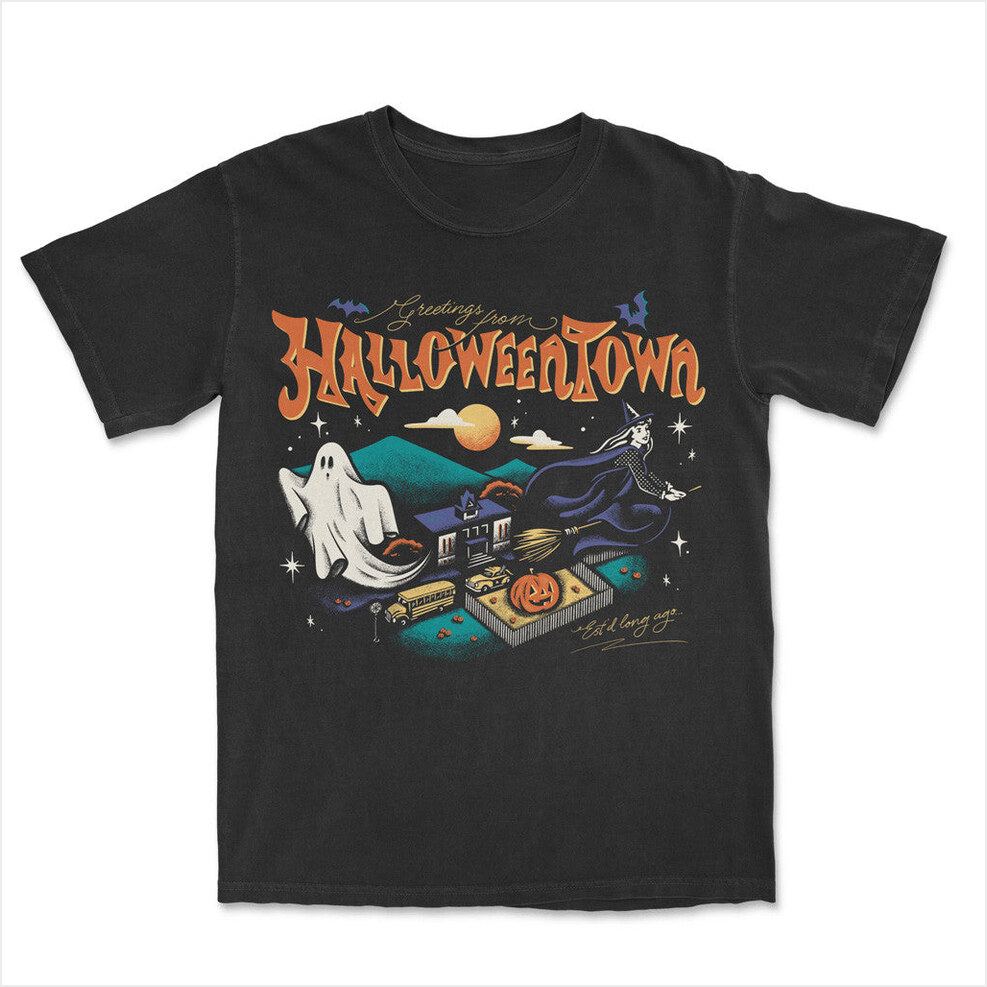 Greetings From Halloweentown T-Shirt Lostbrostradingco Merch Best Birthday Gifts For Friends