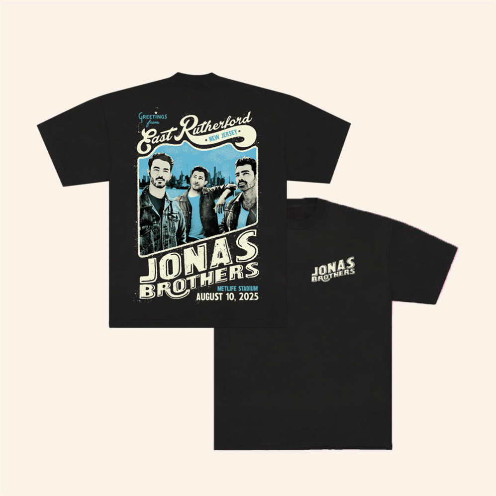 Greetings From Your Hometown New Jersey City T-Shirt Jonas Brothers Merch Best Friend Gifts