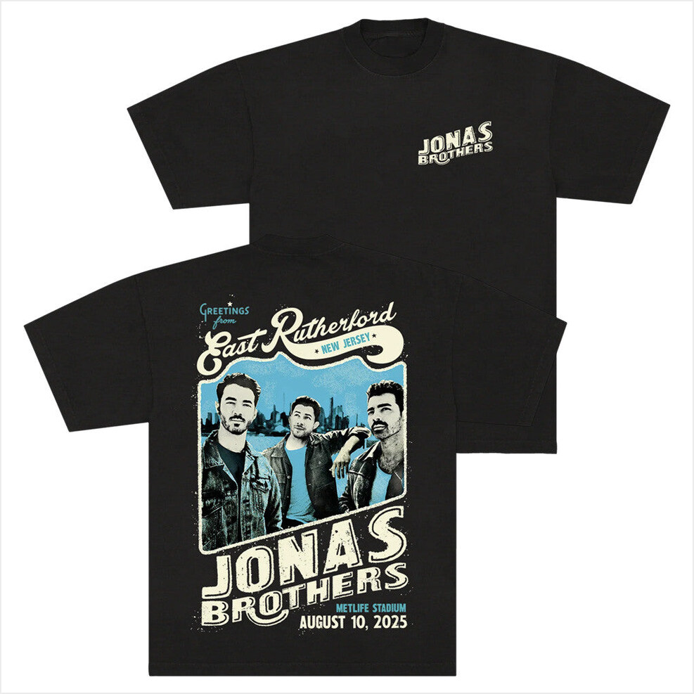Greetings From Your Hometown Shirt Jonas Brothers Merch New Jersey City T-Shirt Dad Gifts