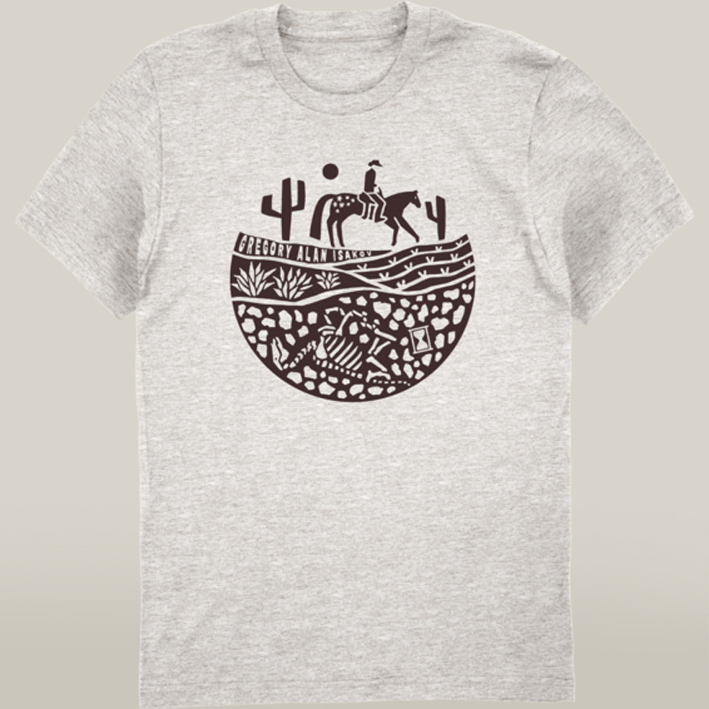 Gregory Alan Isakov Merch Appaloosa Woodblock T-Shirt Parchment Best Fans Appealing