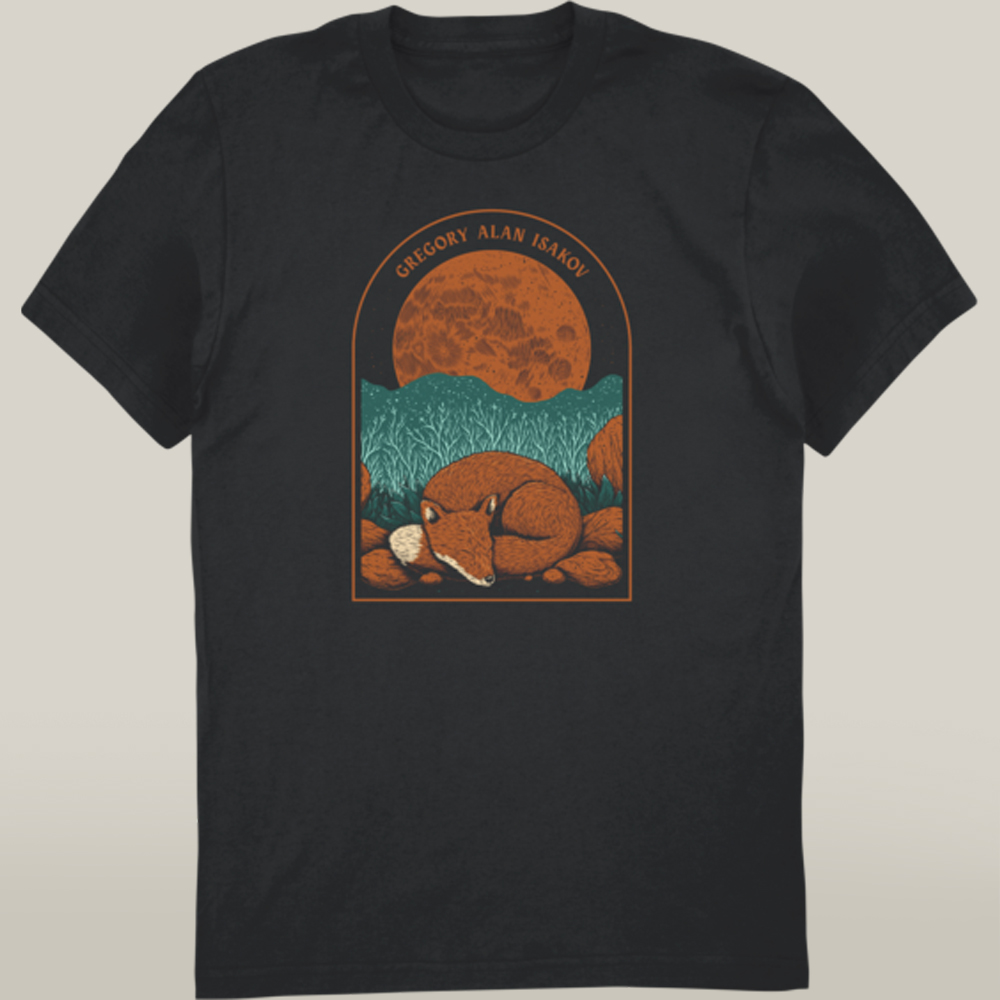 Gregory Alan Isakov Merch Fox T-Shirt Cool Animal Graphic Gift For Fans