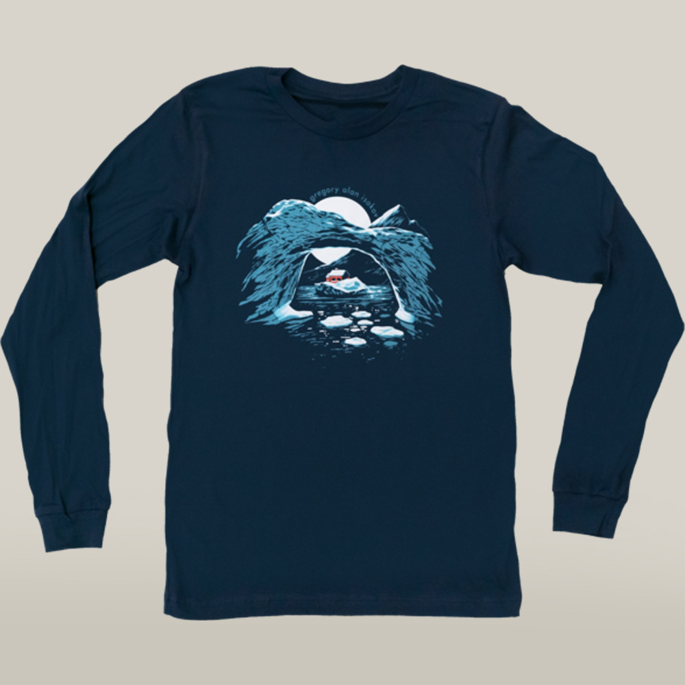 Gregory Alan Isakov Merch Long Sleeve T-shirt Ice Shape Gift For Concert Outfit