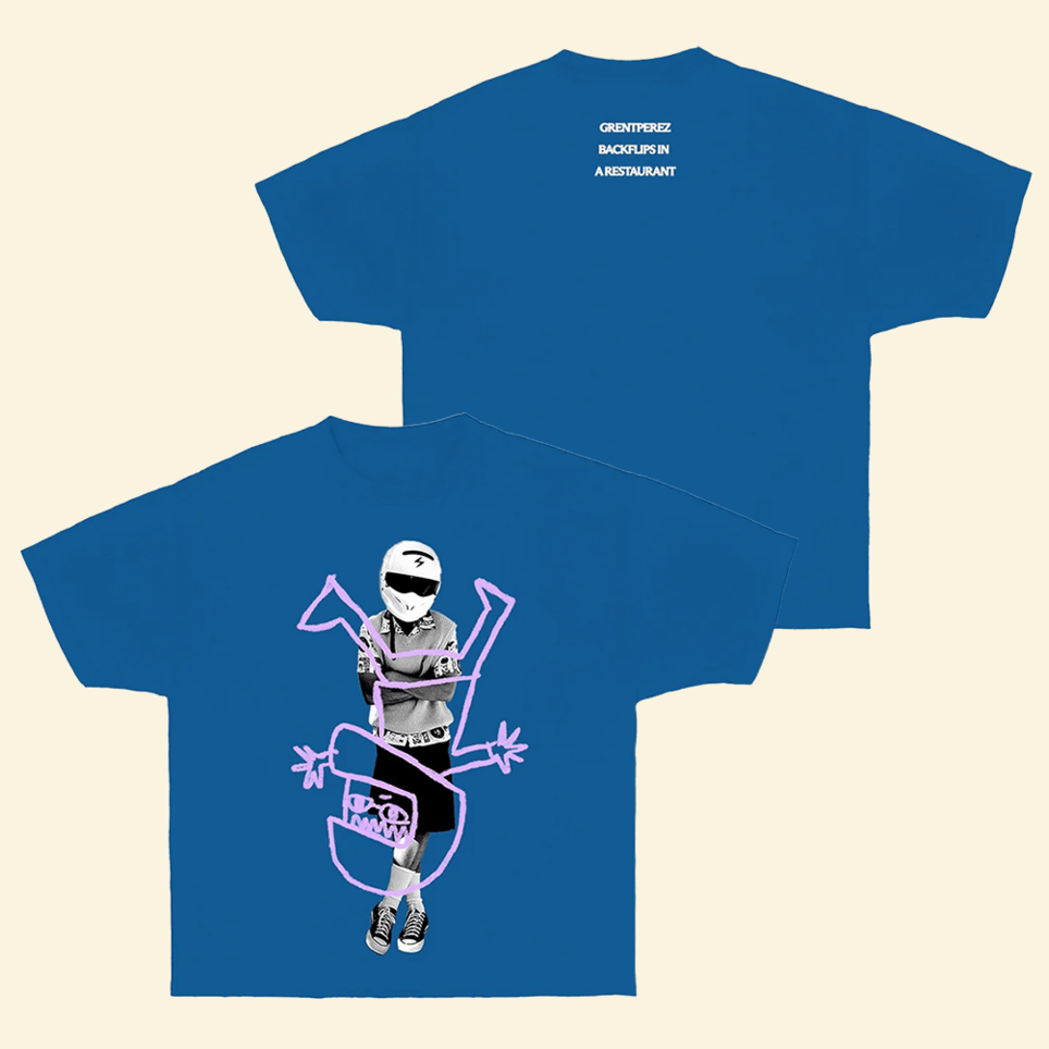 Grentperez Blue Backflips Shirt Trendy Music Tee For Fans Special Gift Idea For Husband