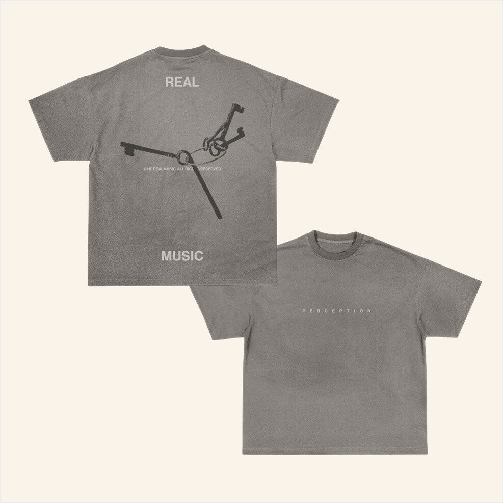 Grey Perception Keys T-Shirt NF Real Music Merch Birthday Gifts For Dad Best Friend Gifts