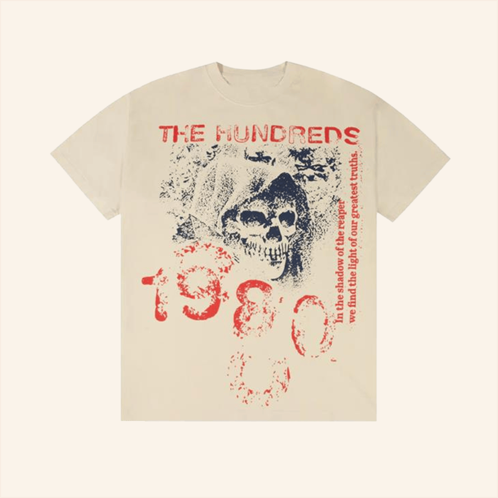 Grim Dark Reaper T-Shirt The Hundreds Merch BFF Birthday Gifts Christmas Presents