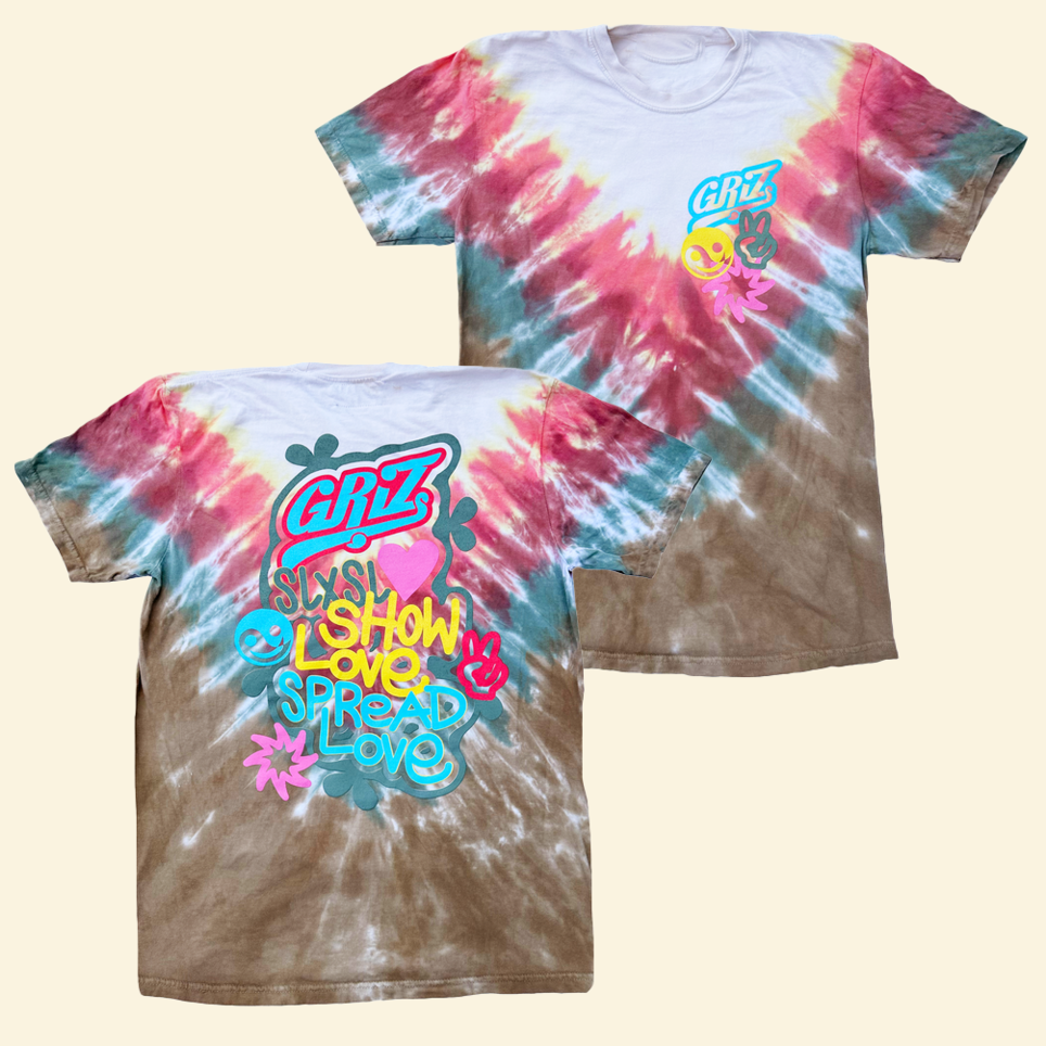 GRiZ Desert Dandelion Tie Dye T-Shirt Griz Merch Gifts For DJ Fans Vintage Hoodie Gifts For Men